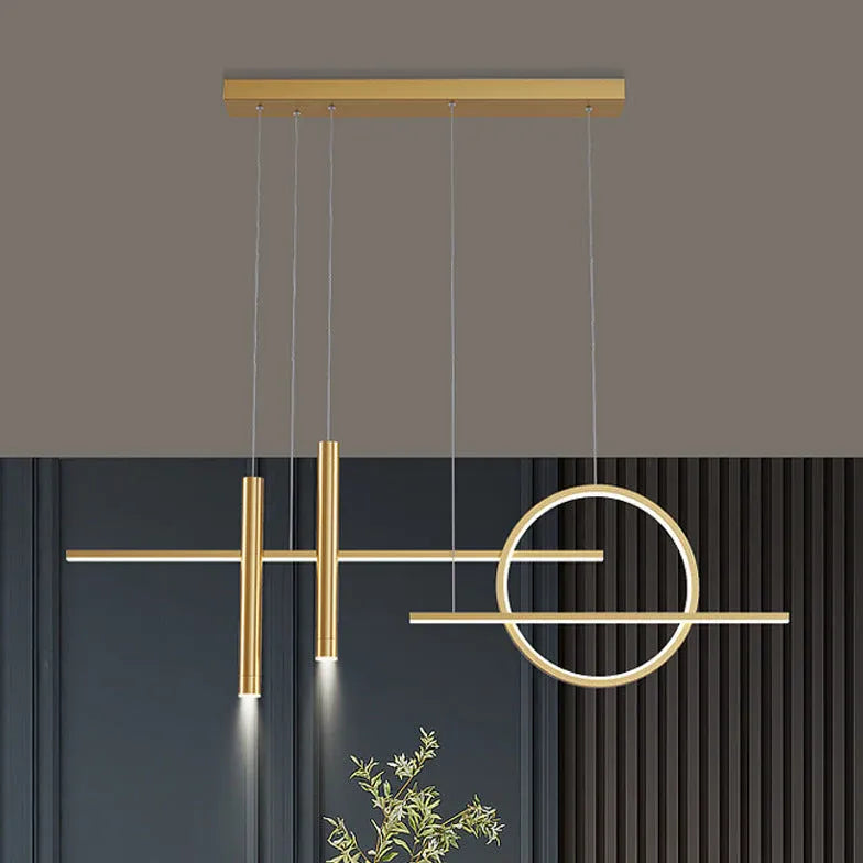 Ring Bar Vertical Kitchen LED Pendant Light