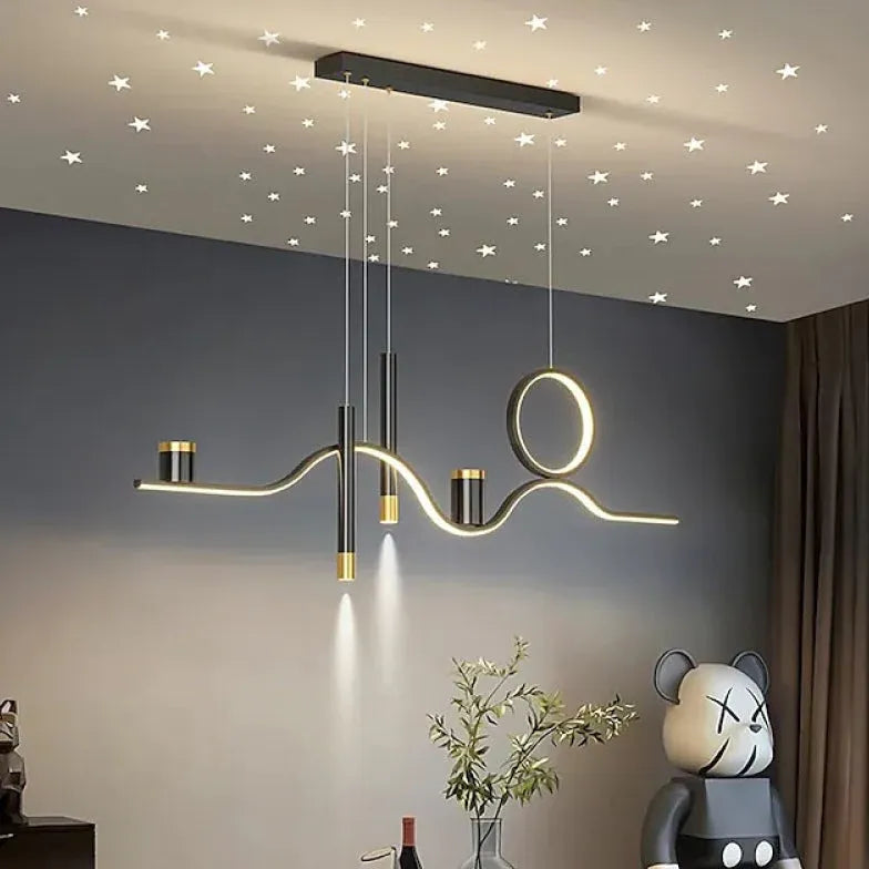 Streamline Creativity Black LED Pendant Light