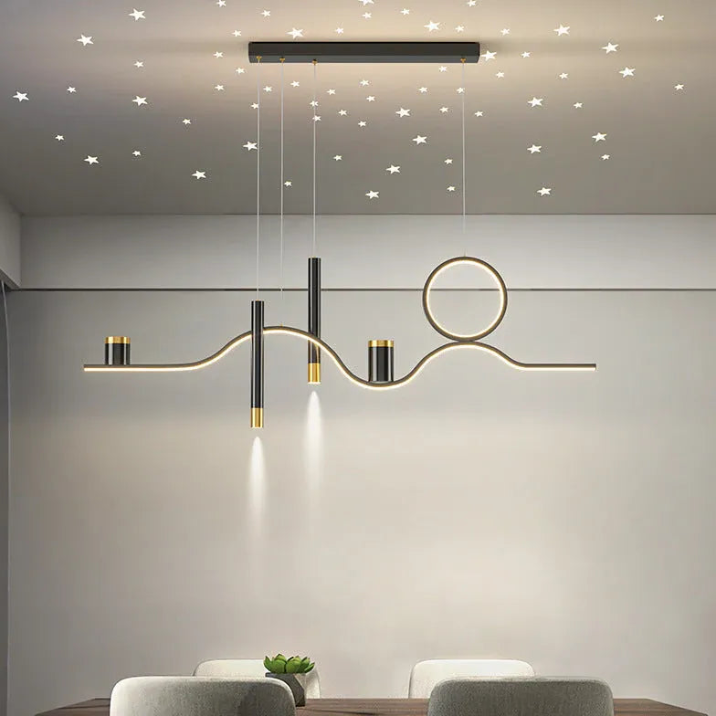 Streamline Creativity Black LED Pendant Light