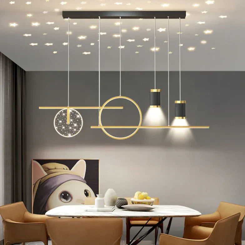 Night Sky Atmosphere Kitchen LED Pendant Light