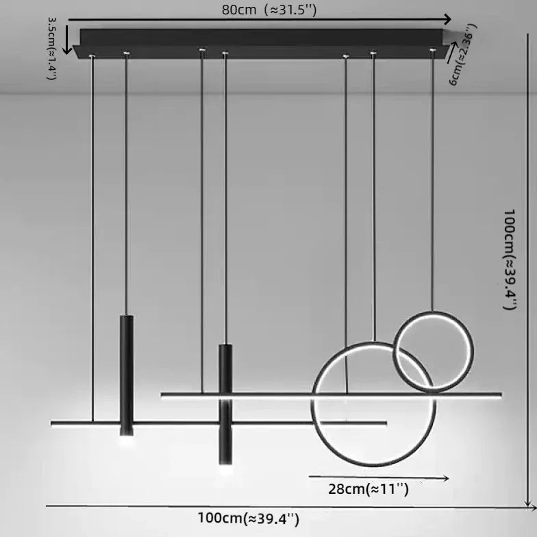 Ring Downlight Kitchen LED Pendant Light