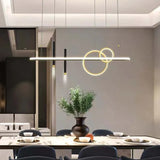 Multi-Loop Straight Line Kitchen Pendant Light