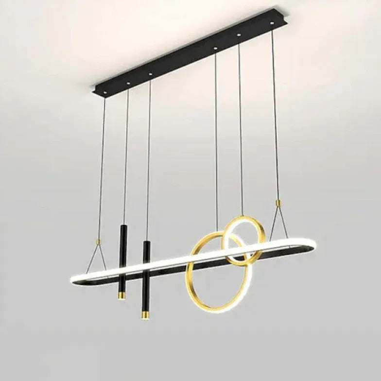 Multi-Loop Straight Line Kitchen Pendant Light