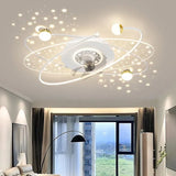 Galaxy Orbit Modern Ceiling Fan With Light