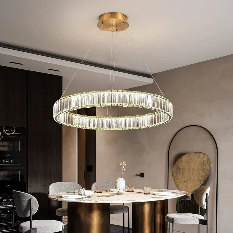 Fence Type Crystal Kitchen Pendant Light