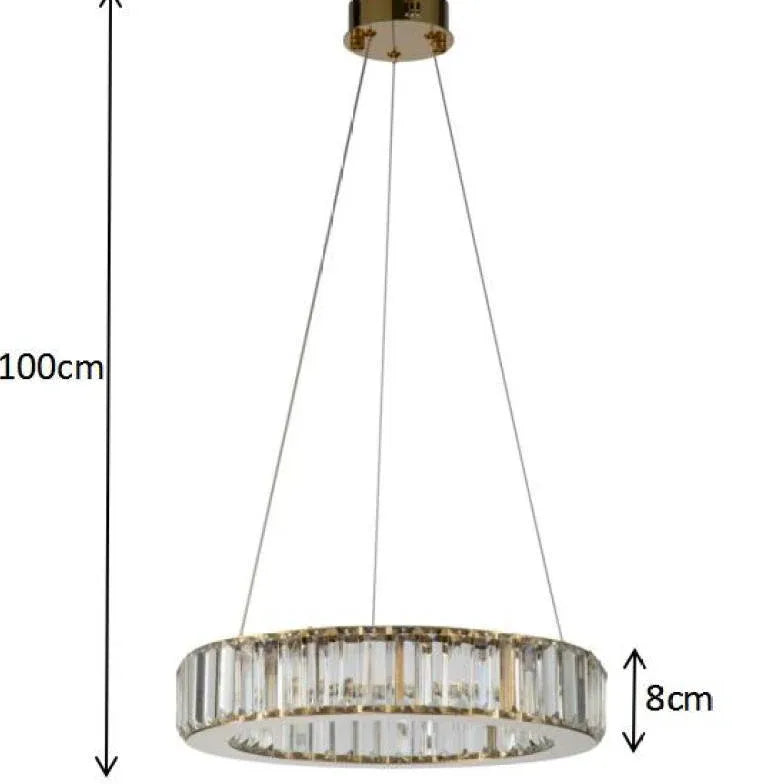 Fence Type Crystal Kitchen Pendant Light