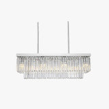 Luxury Strip Crystal Kitchen Pendant Light