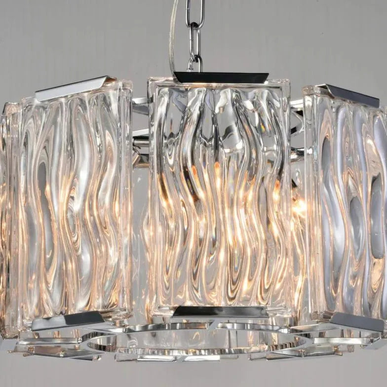 Unique Round Modern Crystal Living Room Chandelier