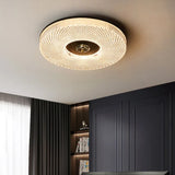 Radial Texture Bedroom Flush Ceiling Lights