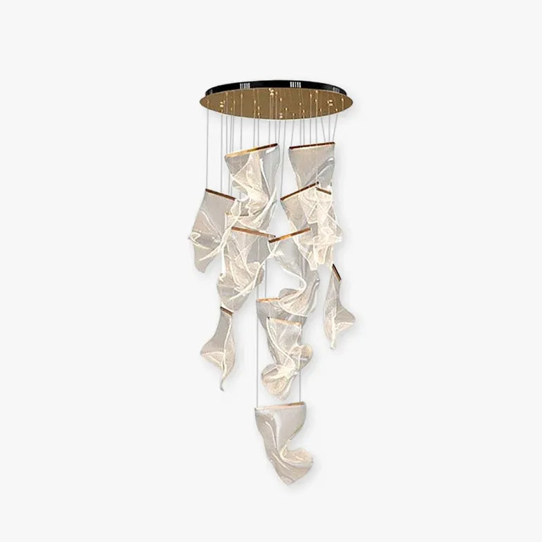 Flow Irregular Gold for Living Room Chandelier