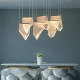 Flow Irregular Gold for Living Room Chandelier