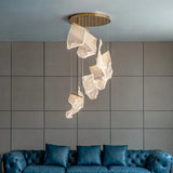 Flow Irregular Gold for Living Room Chandelier