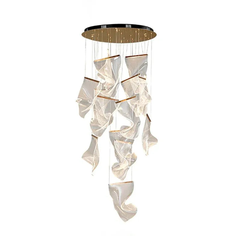 Flow Irregular Gold for Living Room Chandelier