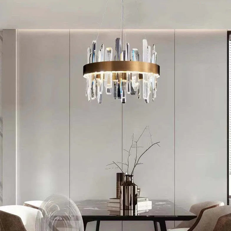 Crystal Bar LED Modern Pendant Light