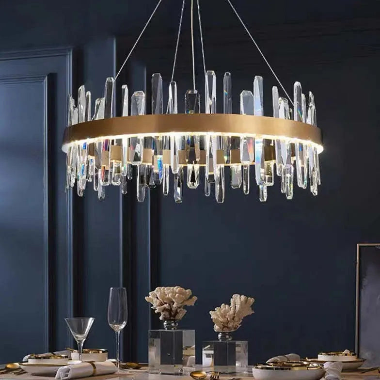 Crystal Bar LED Modern Pendant Light