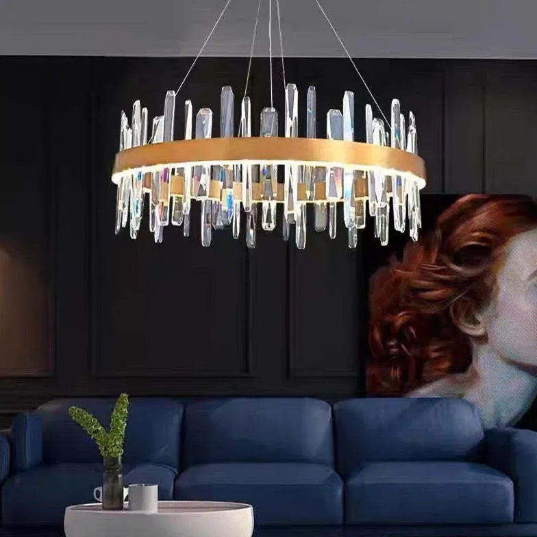 Crystal Bar LED Modern Pendant Light