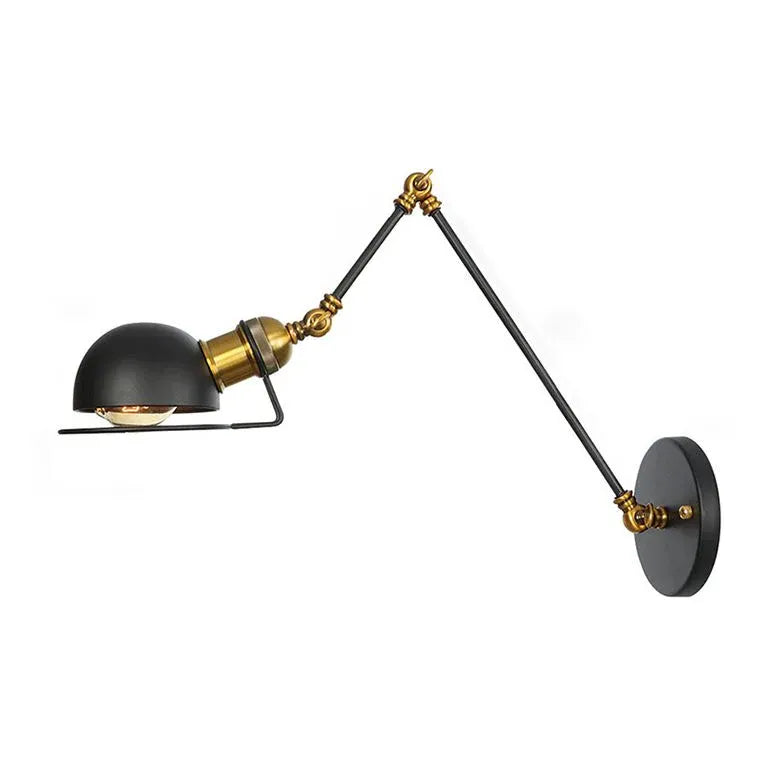 Matte black Adjustable industrial Reading Light