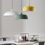 Matte Minimalist Round Modern Pendant Light - Clowas