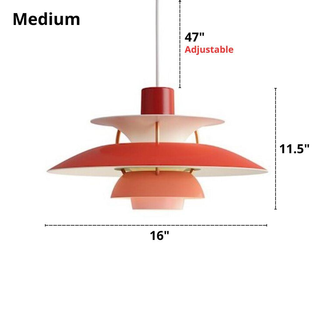 Modern Single Pendant Light with Macaron Disc-shaped