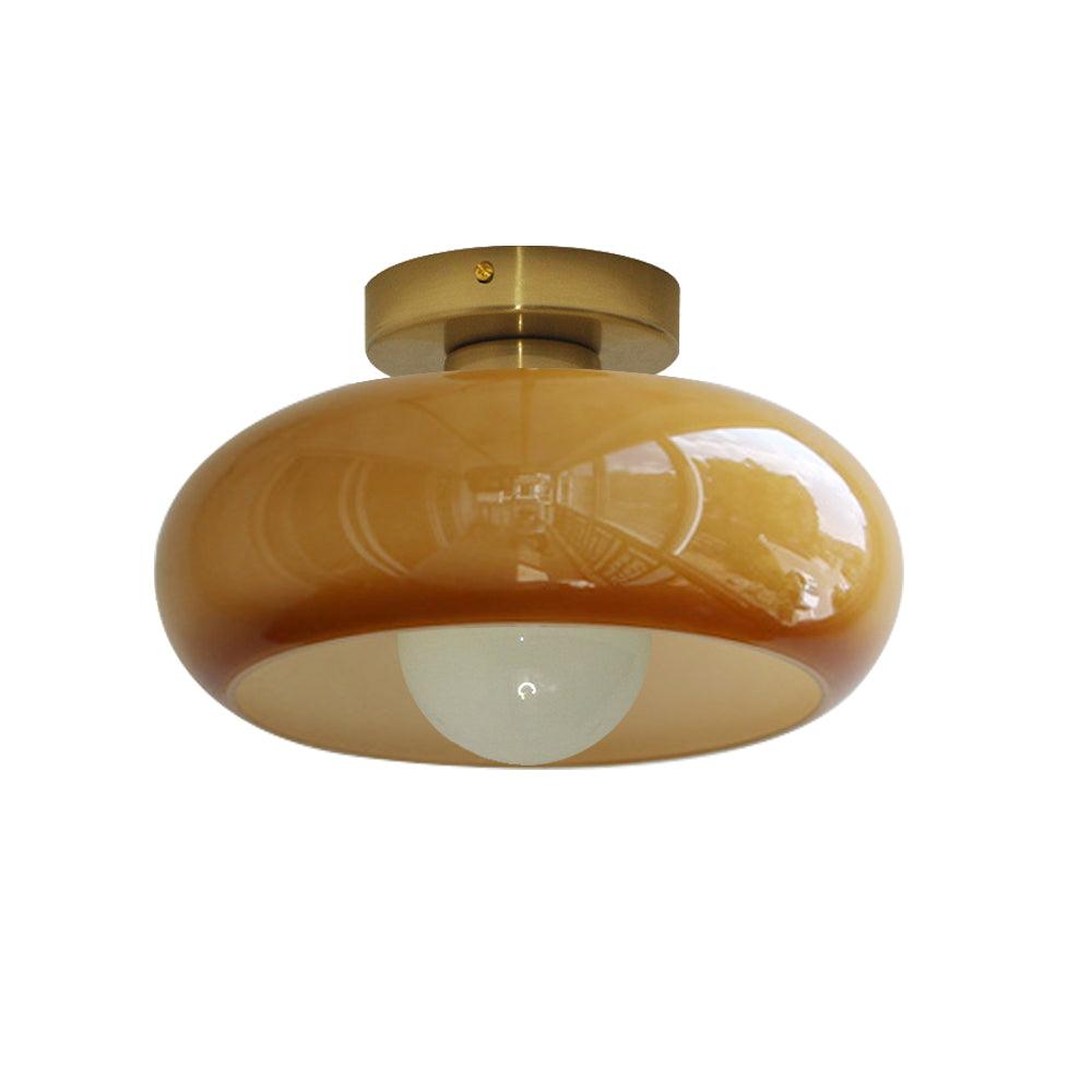 Vintage Glass Pendant Lights for Living Room