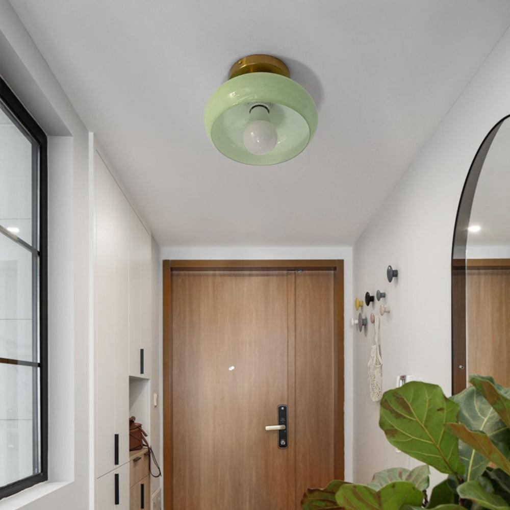 Vintage Glass Pendant Lights for Living Room