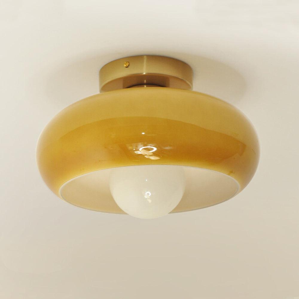 Vintage Glass Pendant Lights for Living Room