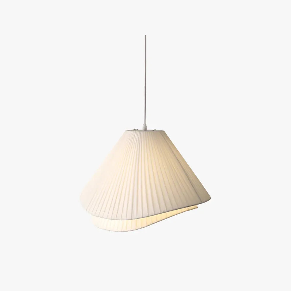 Folded Fabric Minimalist Pendant Light