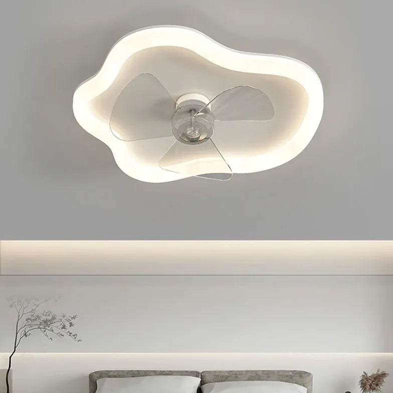 Versatility Bedroom White Ceiling Fan With Light