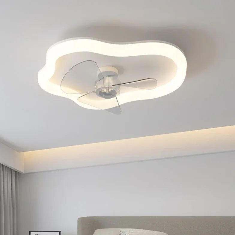 Versatility Bedroom White Ceiling Fan With Light