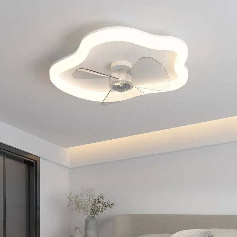 Versatility Bedroom White Ceiling Fan With Light