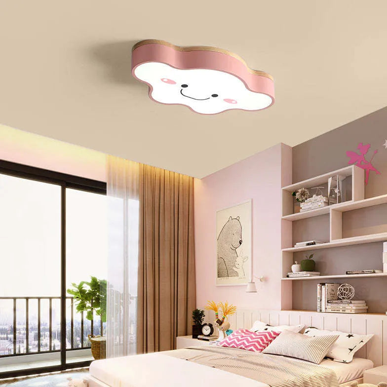 Cute Clouds Bedroom LED Flush Ceiling Lights