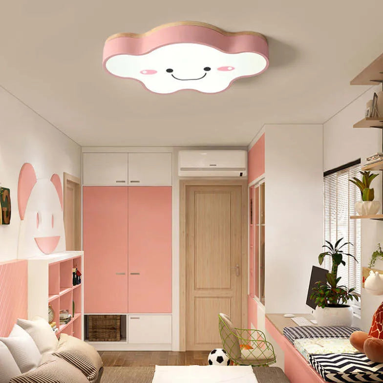 Cute Clouds Bedroom LED Flush Ceiling Lights