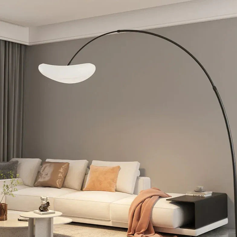 White Metal Dimming Art Floor Lamp