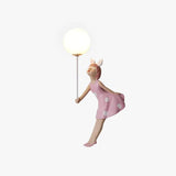 Girl Shaped Children's Bedroom Wall Lights