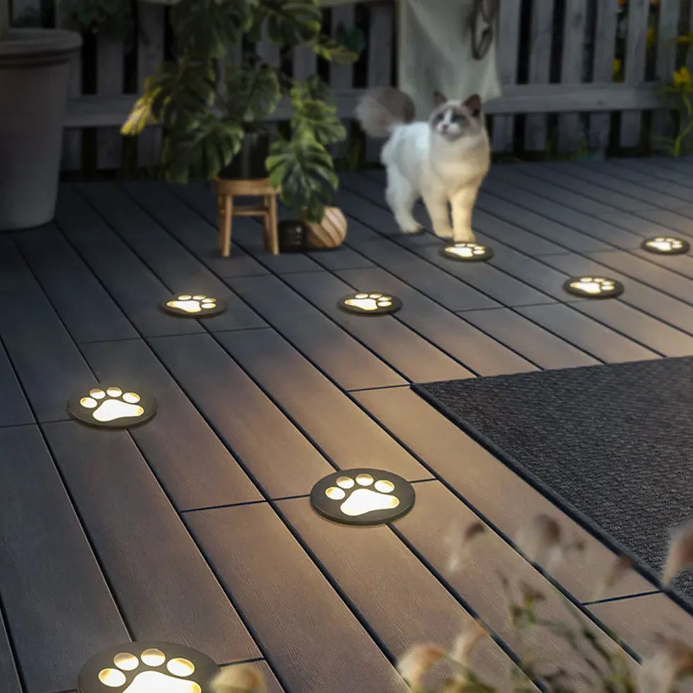 Cat Paw Garden Ground Outdoor Lights