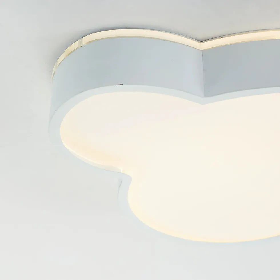 Plane Clouds LED White Flush Ceiling Lights