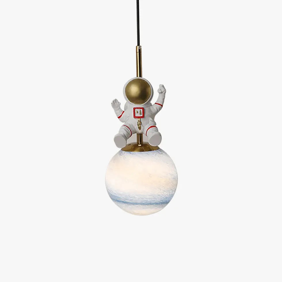 Astronaut Planet Ball Bedroom Pendant Light