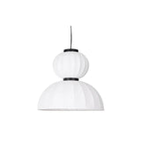 Wabi Sabi Xuan Paper Pendant Light In Living Room