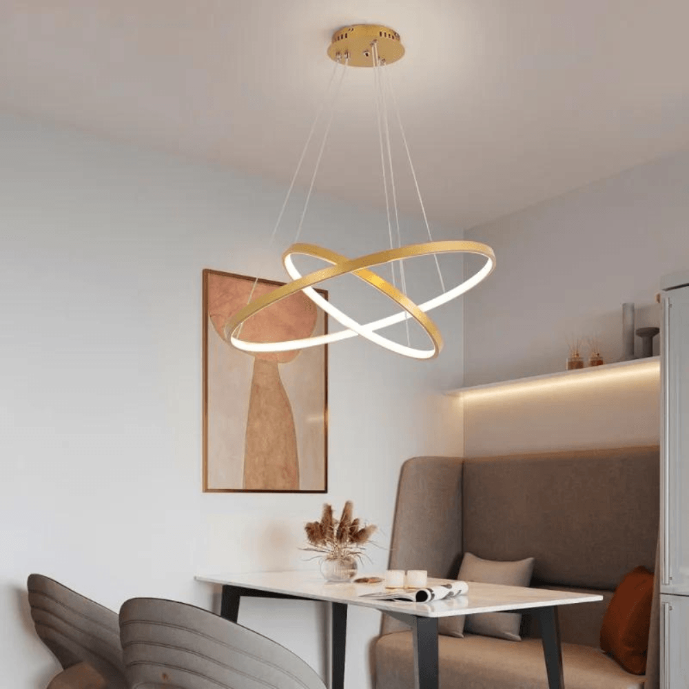 Minimalist LED Circle Ring Pendant Light for Dining Room