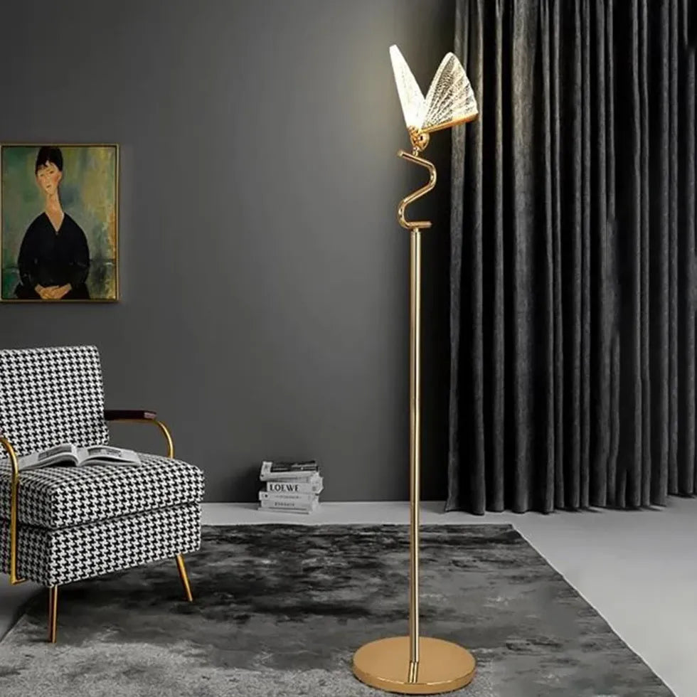 Elegant Wing Decorative Art Floor Lamp