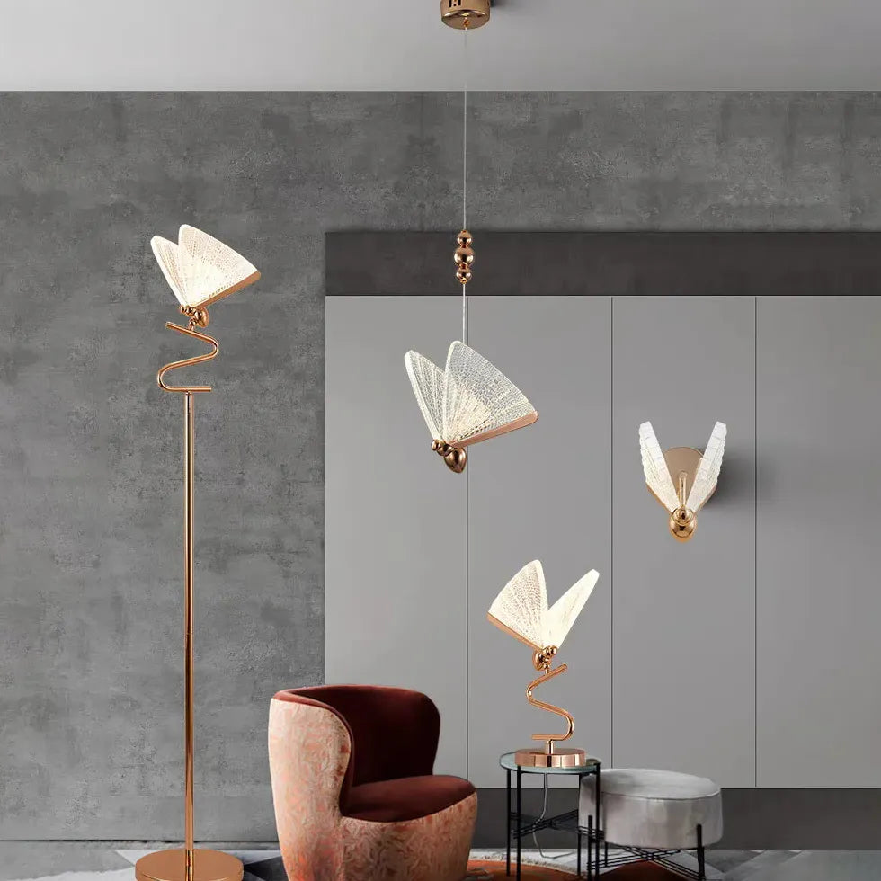 Elegant Wing Decorative Art Floor Lamp