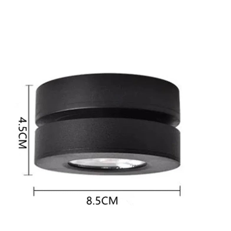 Black Inlay Bathroom LED Flush Ceiling Lights