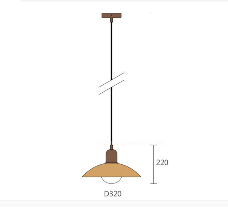 Nordic Minimalist Eye Care White Pendant Light