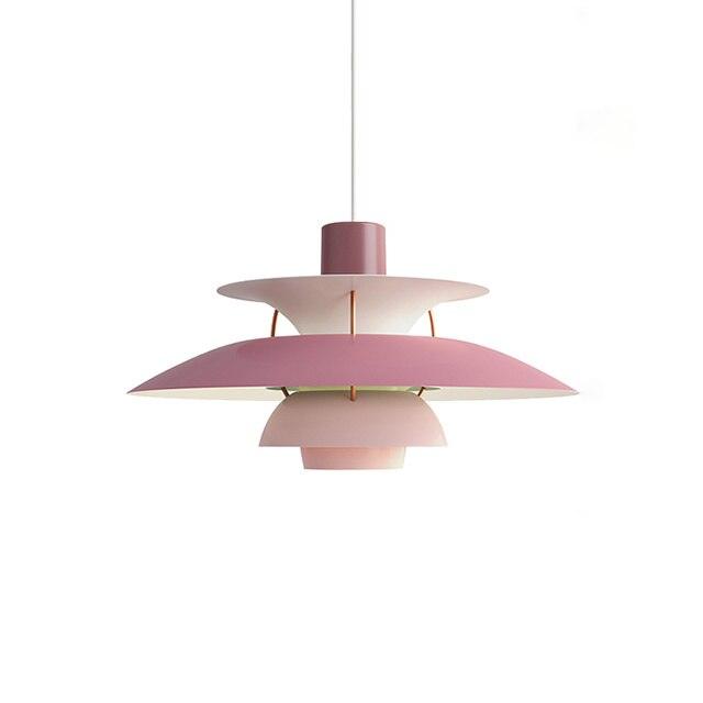 Modern Single Pendant Light with Macaron Disc-shaped