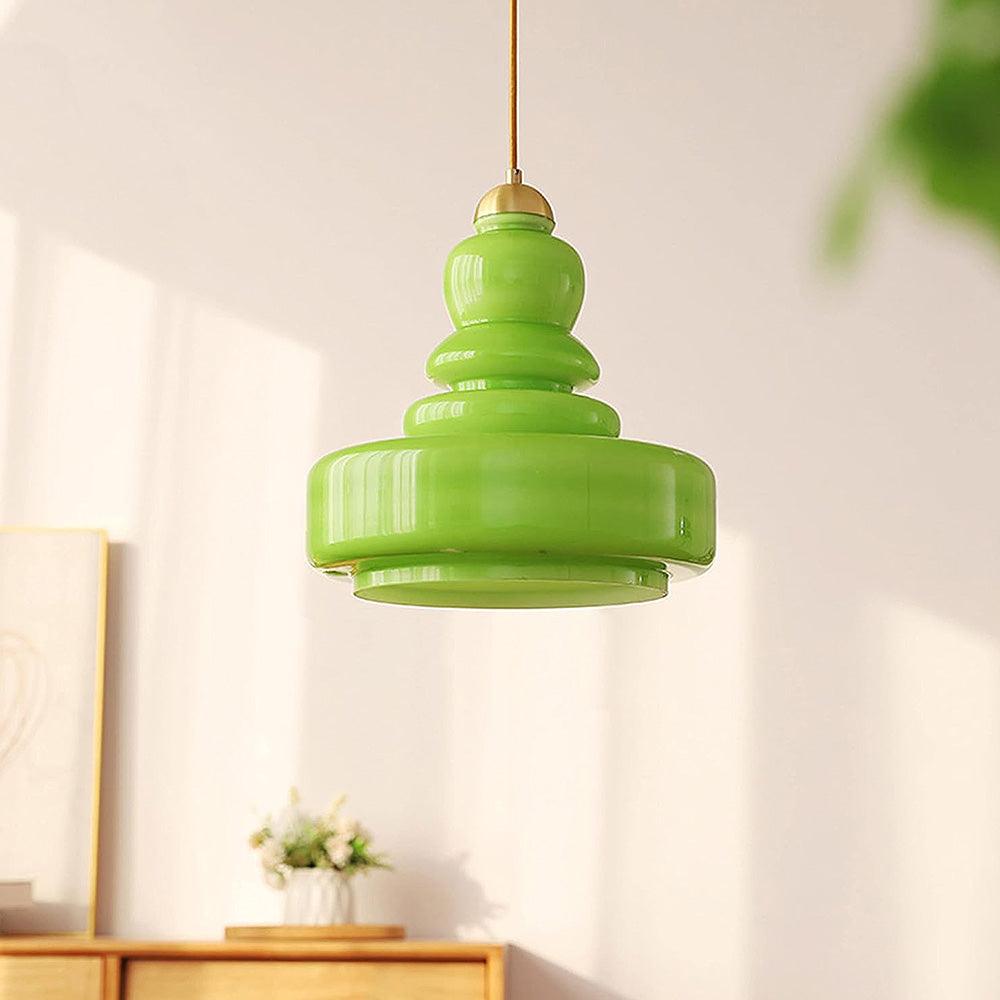 White Gourd Ceiling Pendant Light for Living Room