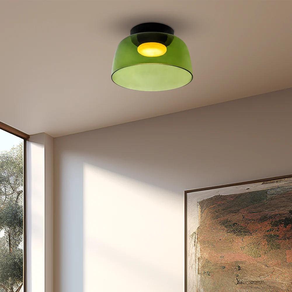 Glass Bowl Ceiling Light for Living room