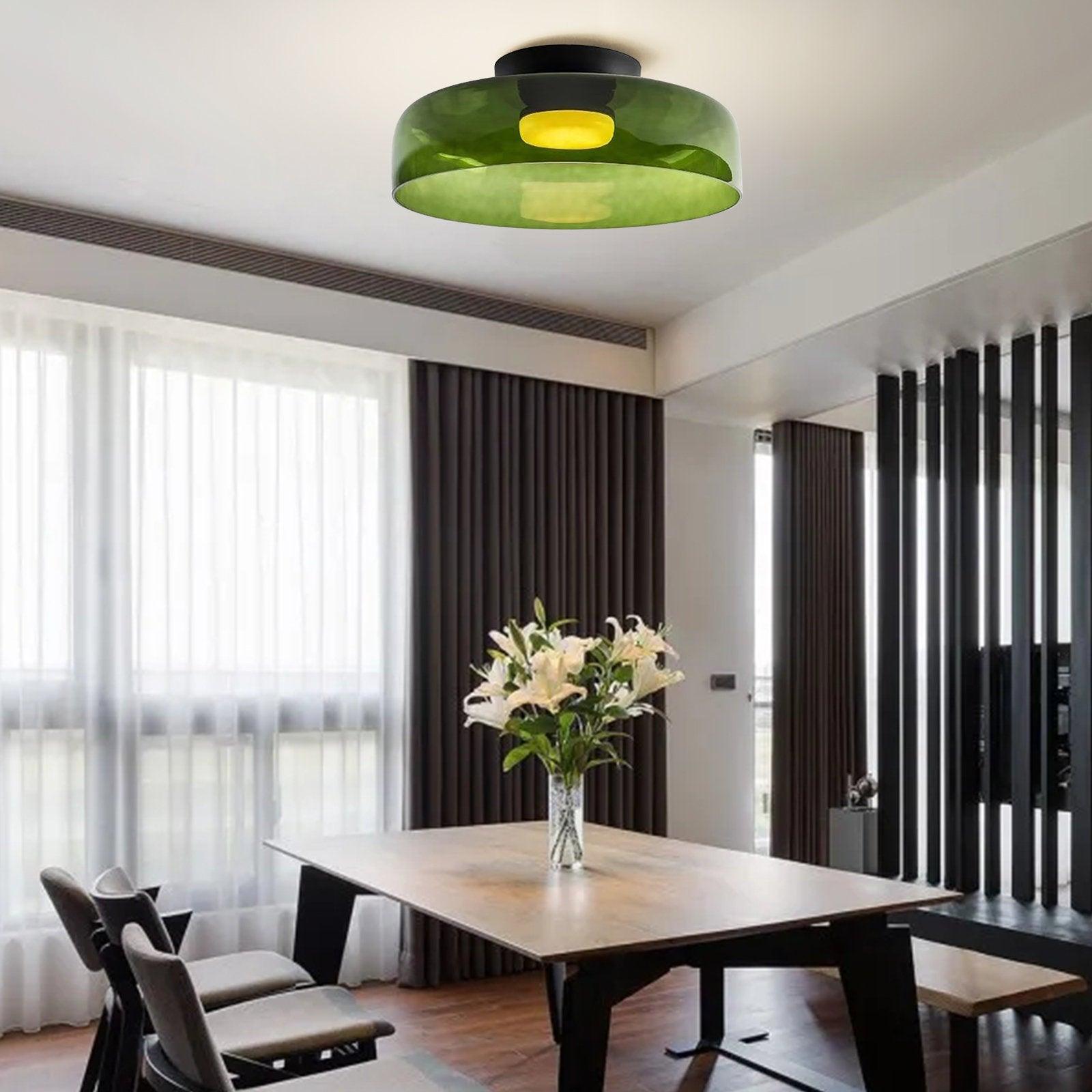 Glass Bowl Ceiling Light for Living room