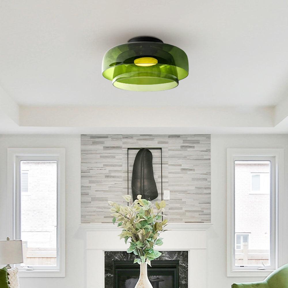 Glass Bowl Ceiling Light for Living room