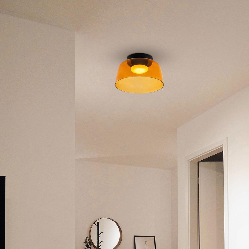 Glass Bowl Ceiling Light for Living room