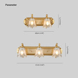 Vintage Gold Wall Light for Bathroom